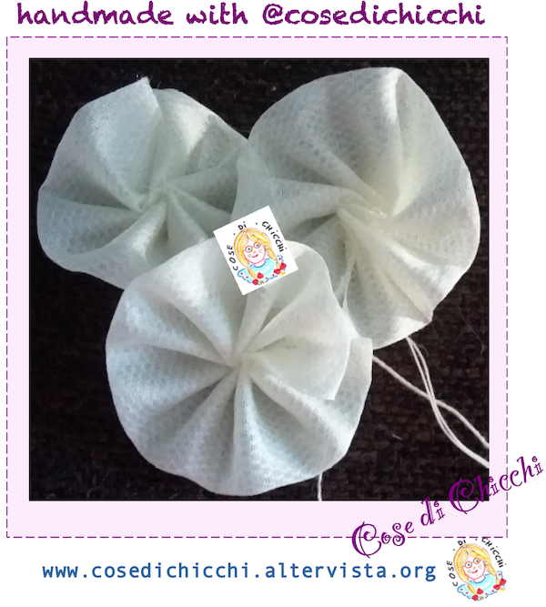 fiori in tulle da applicare