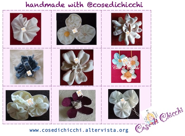 fiori in tessuto fai da te